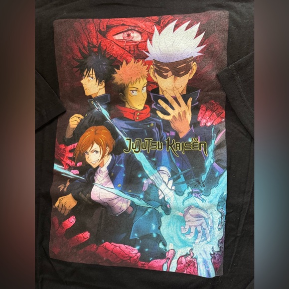Jujutsu Kaisen Black Graphic men's  T-Shirt sz 3x - Picture 1 of 3